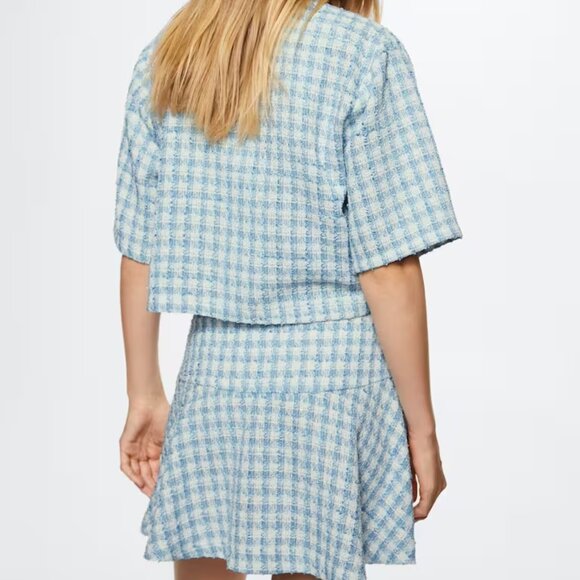 Check tweed shirt - Picture 4 of 5